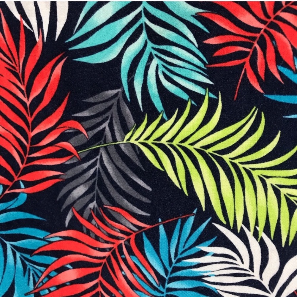 vibrant tropical leaf scrub set